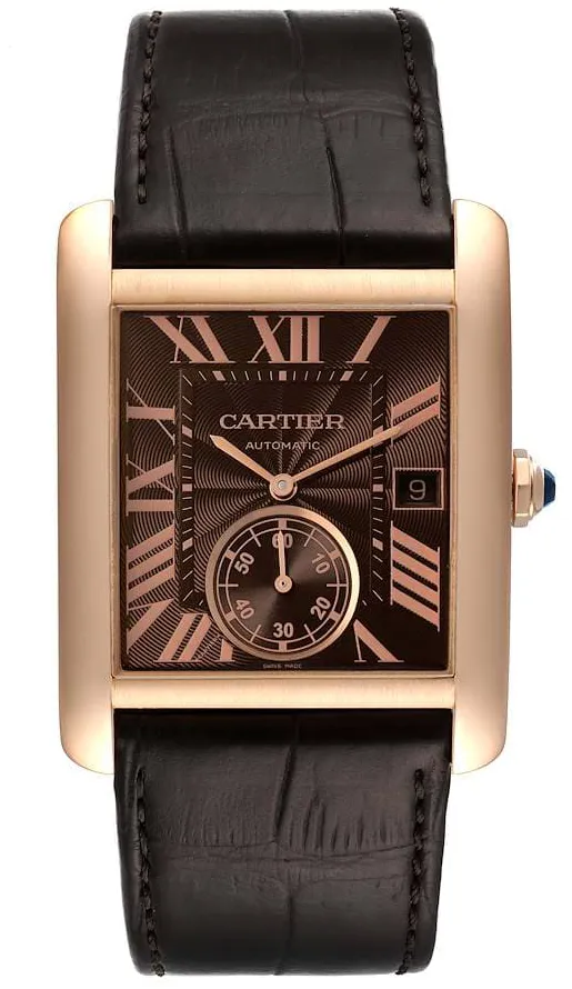 Cartier Tank W5330002 44mm Rose gold Brown