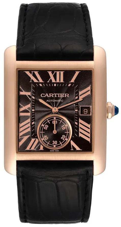 Cartier Tank W5330002 44mm Rose gold Brown