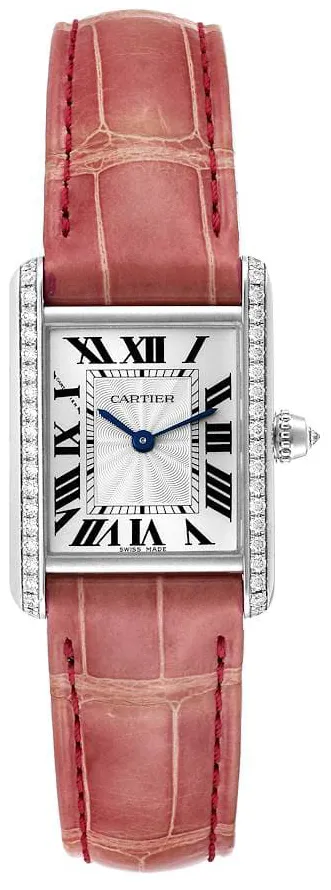 Cartier Tank Louis WJTA0011 29.5mm White gold Silver