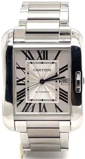 Cartier Tank Anglaise w5310008 Stainless steel Silver