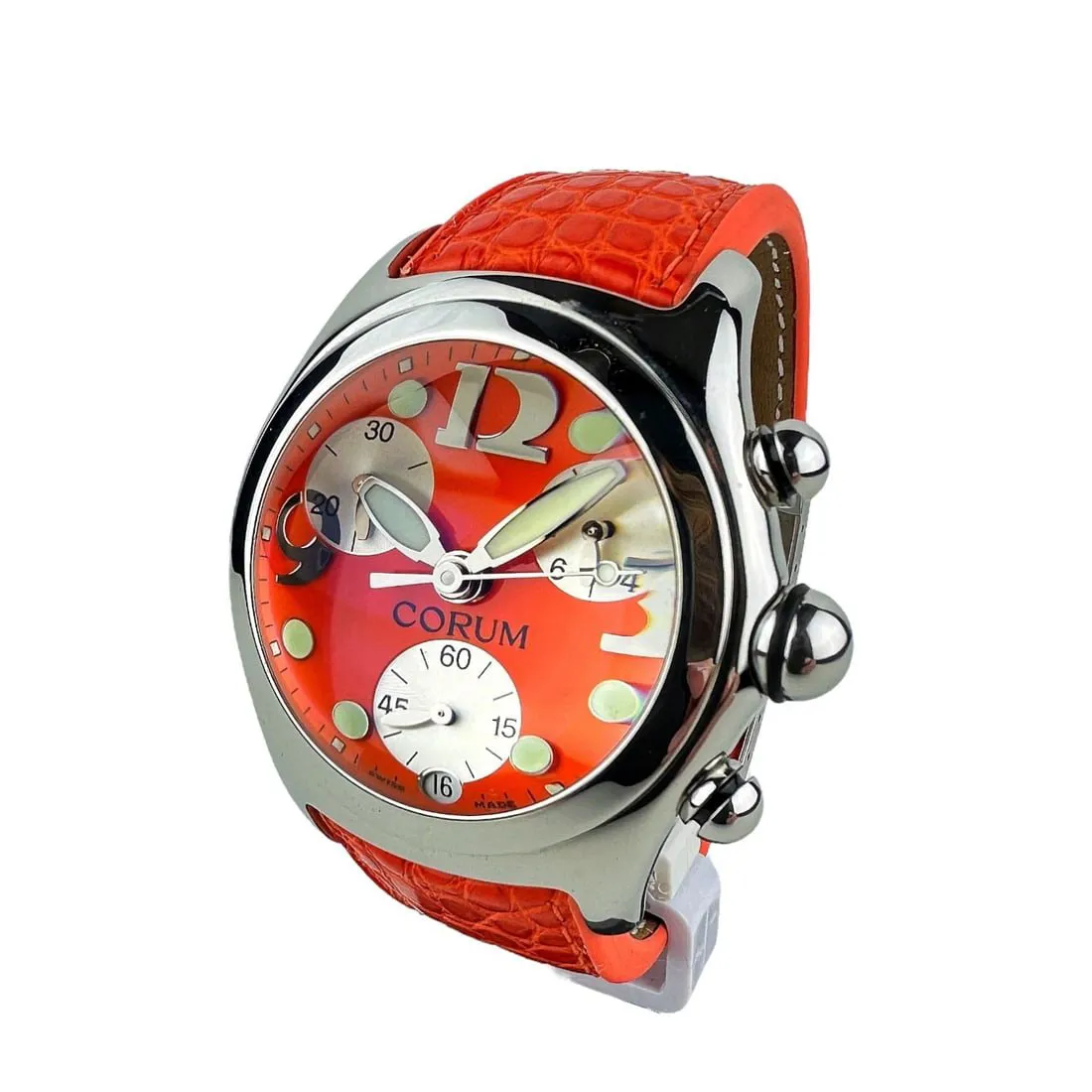 Corum Bubble Stainless steel Red 1