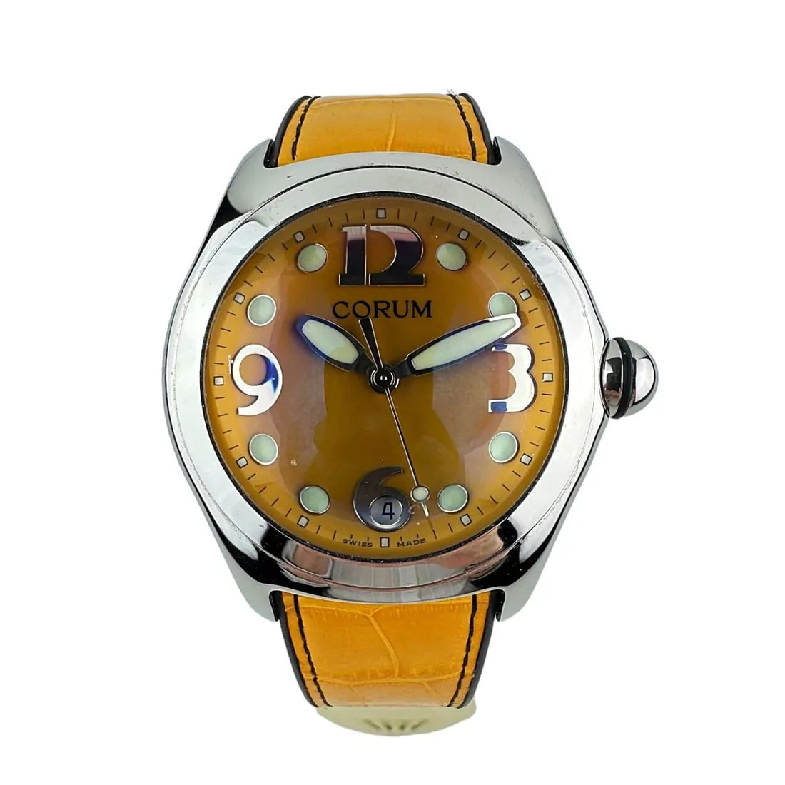 Corum Bubble Stainless steel Orange