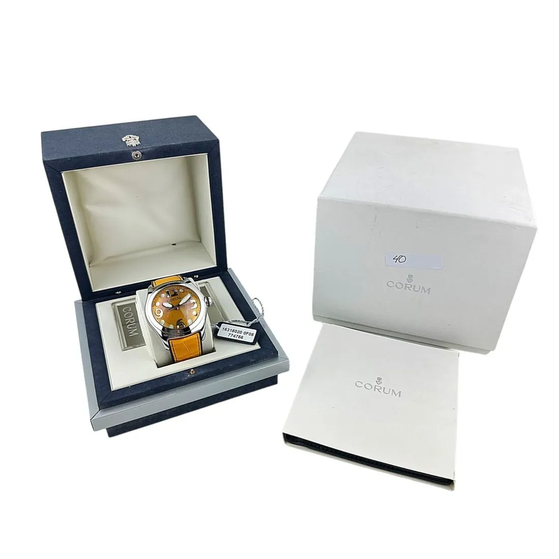 Corum Bubble Stainless steel Orange 10