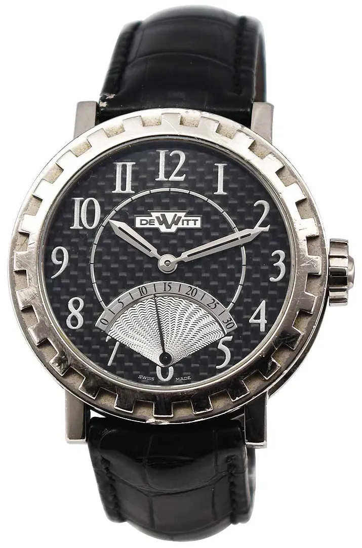 Dewitt Academia AC.1102.48.M601 White gold Black