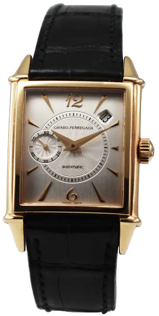 Girard-Perregaux Vintage 1945 25932.52.162CK9A 28.2mm Rose gold Silver