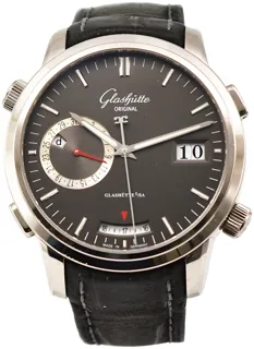 Glashütte Senator 100-13-04-04-04 White gold Gray