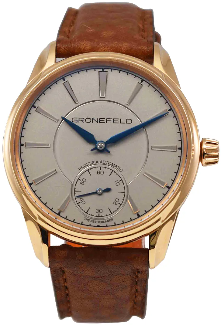 Grönefeld 1941 Principia 39.5mm Rose gold Gray