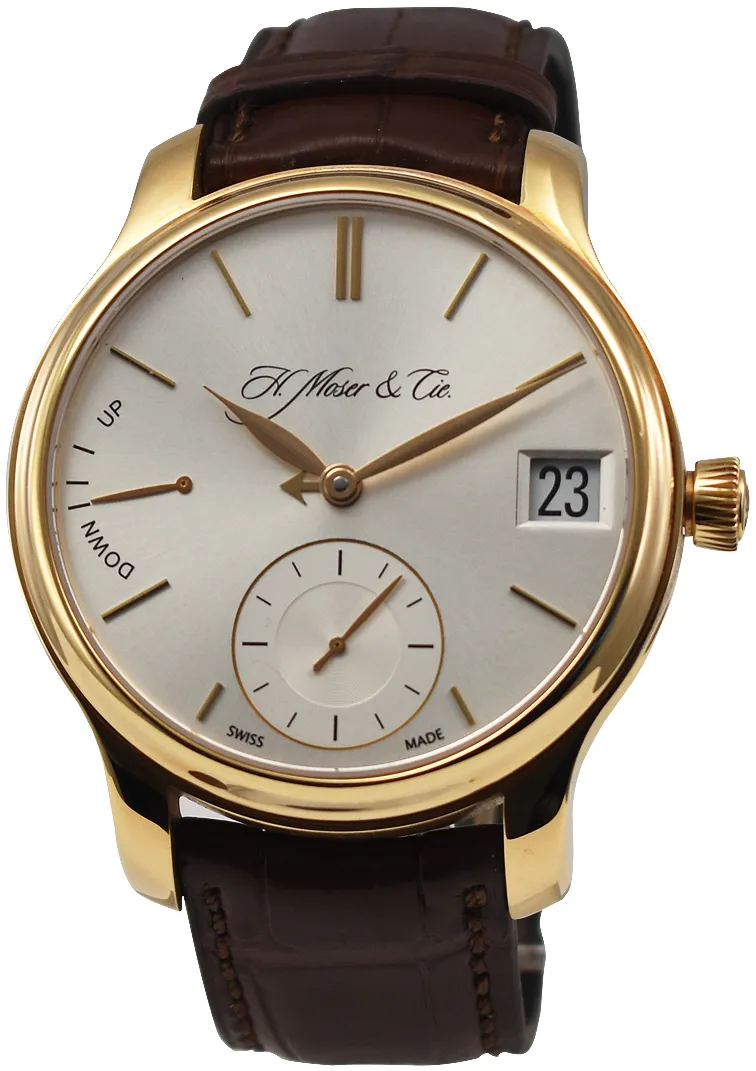 H. Moser & Cie. Endeavour 1341-0103 40.8mm Rose gold Silver