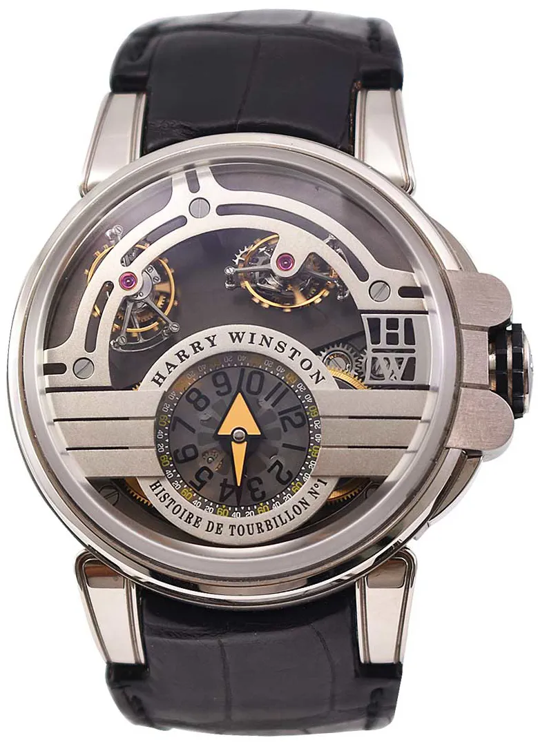 Harry Winston Histoire de Tourbillon HCOMDT48WZ001 47mm White gold Skeletonized