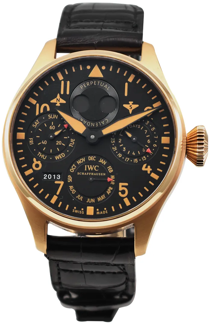 IWC Big Pilot IW502635 46.2mm Rose gold Black