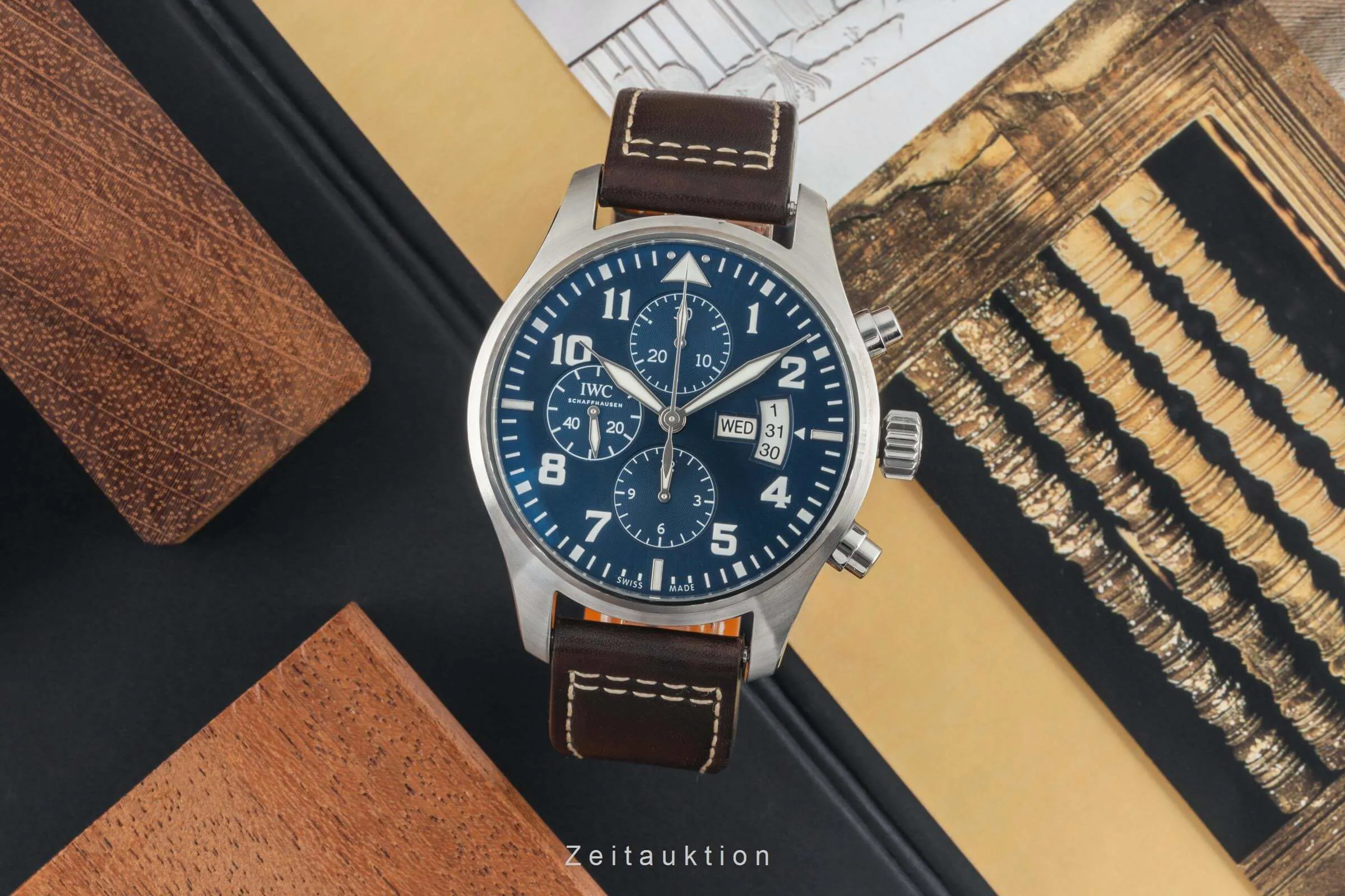 IWC Pilot IW377706 43mm Stainless steel Blue 2