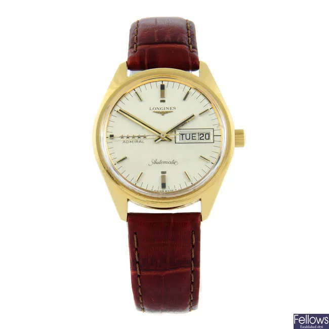 Longines Admiral 5 Stars 8341 1 35mm Yellow gold Silver