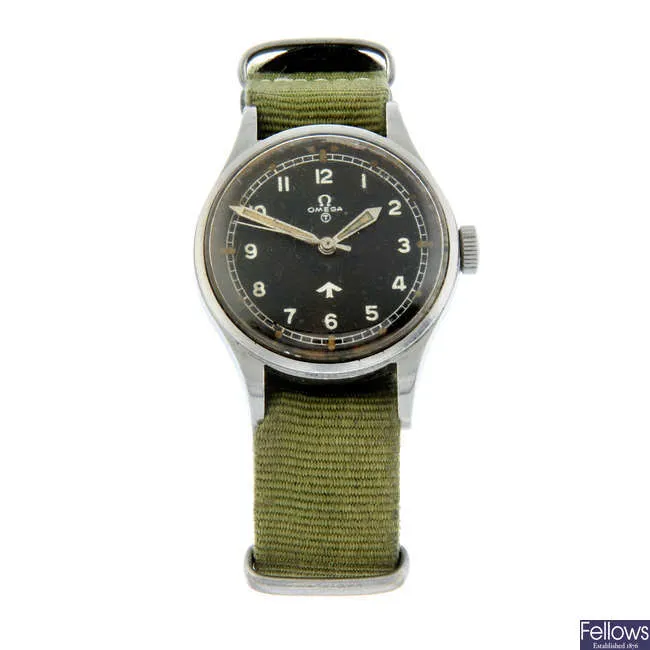 Omega RAF Issue 2777-1 SC 37mm Stainless steel Black