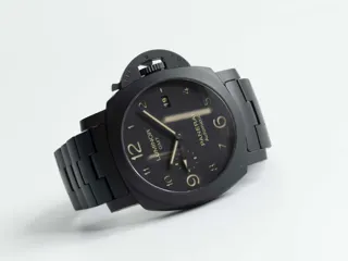 Panerai Luminor 1950 3 Days GMT Automa PAM 01438 Titanium Black