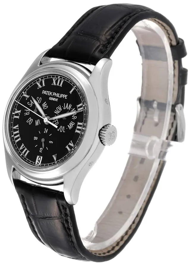 Patek Philippe Annual Calendar 5035G 37mm White gold Black 4