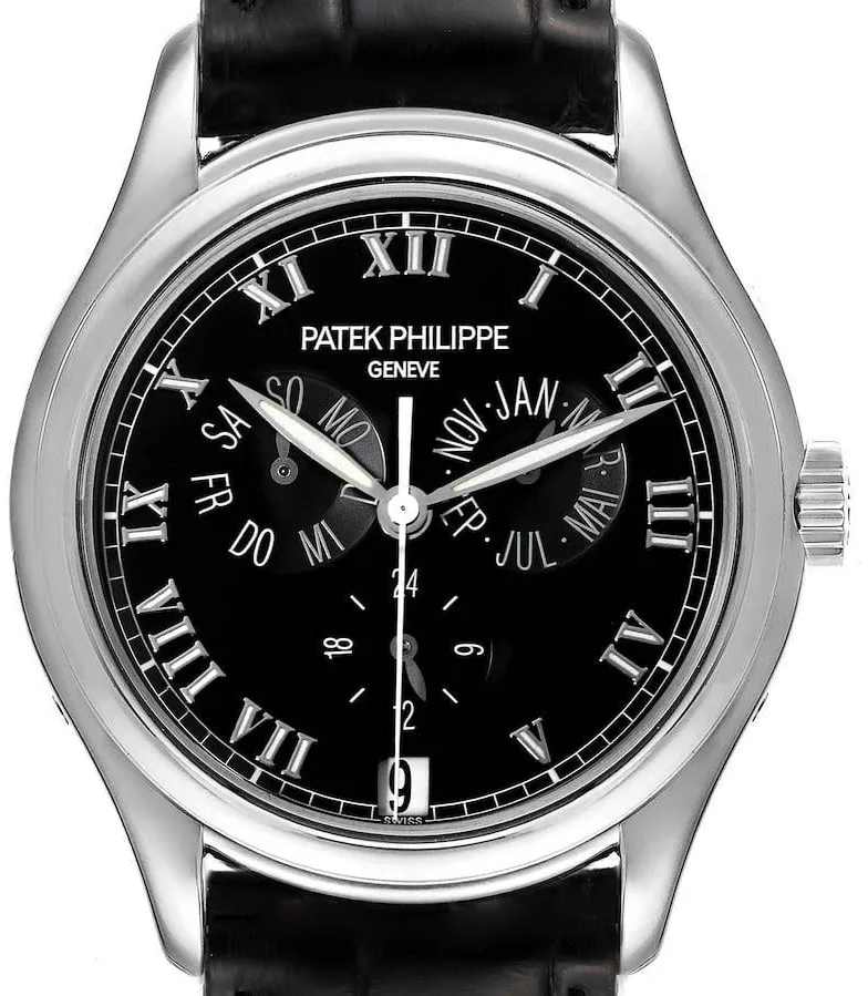 Patek Philippe Annual Calendar 5035G 37mm White gold Black