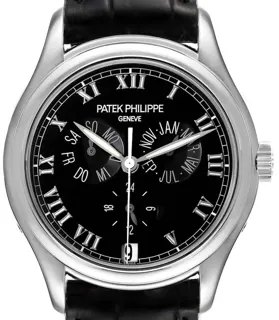 Patek Philippe Annual Calendar 5035G White gold Black