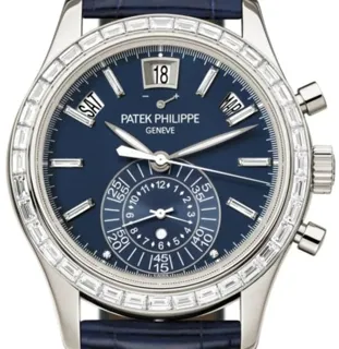 Patek Philippe Annual Calendar Chronograph 5961P-001 Platinum Blue