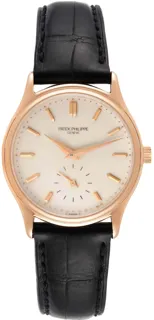 Patek Philippe Calatrava 3923R Rose gold Silver