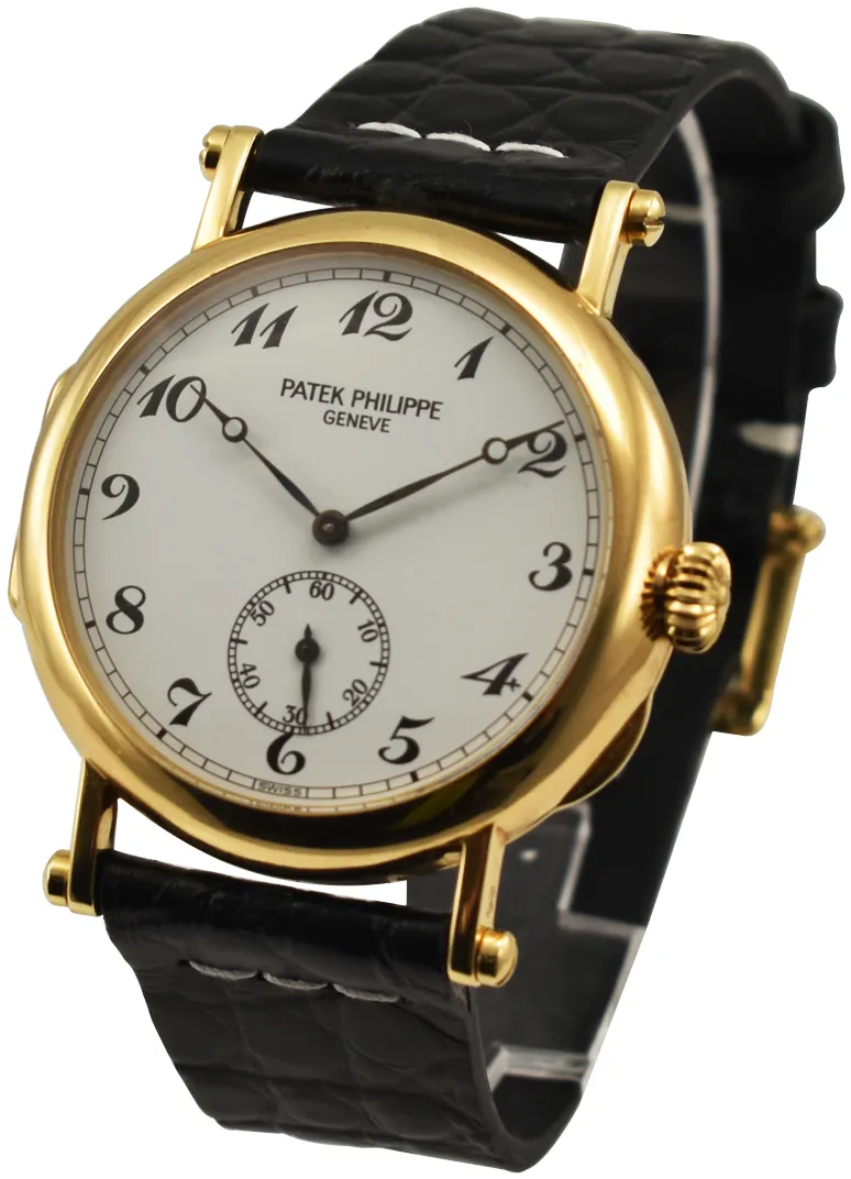 Patek Philippe Calatrava 3960J 33mm Yellow gold White 6