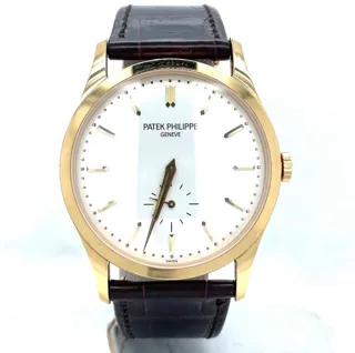 Patek Philippe Calatrava 5196J-001 Yellow gold Silver