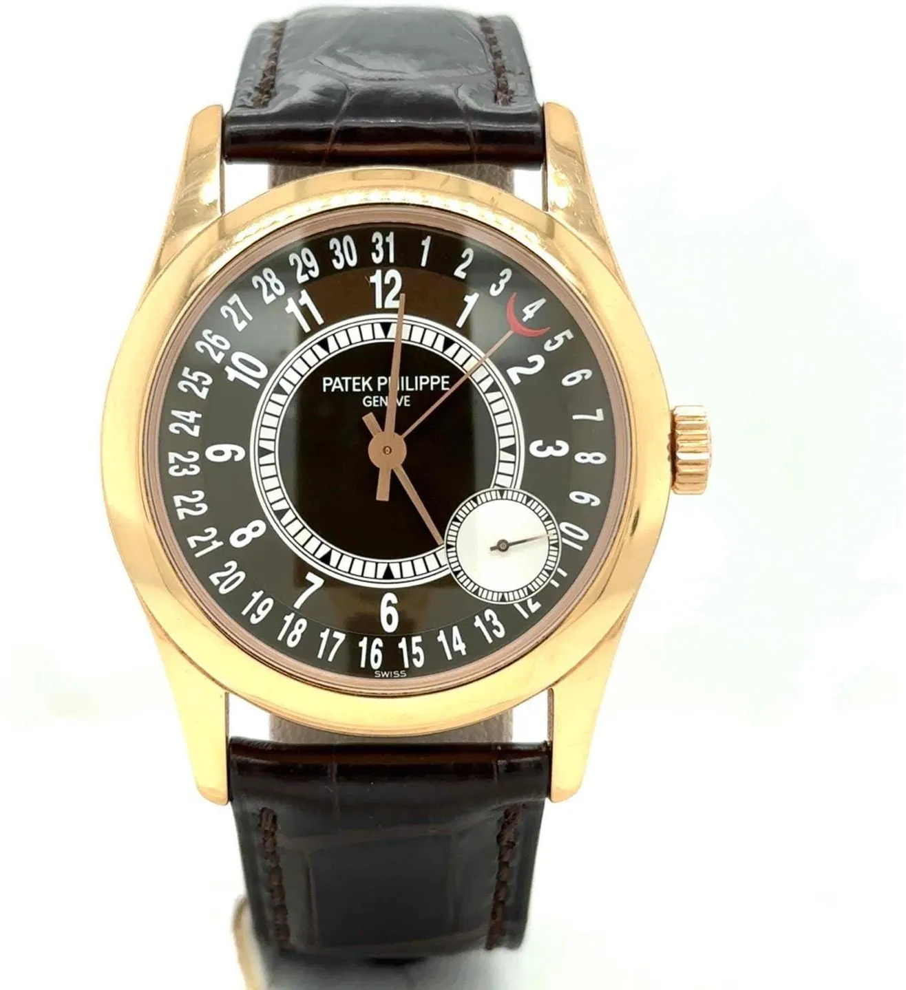 Patek Philippe Calatrava 6000R-001 37mm Rose gold Brown