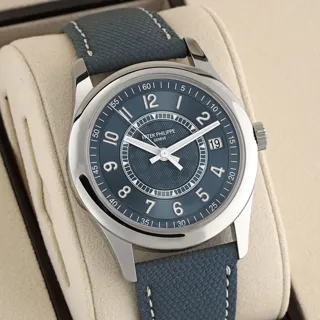 Patek Philippe Calatrava 6007A-001 Stainless steel Blue