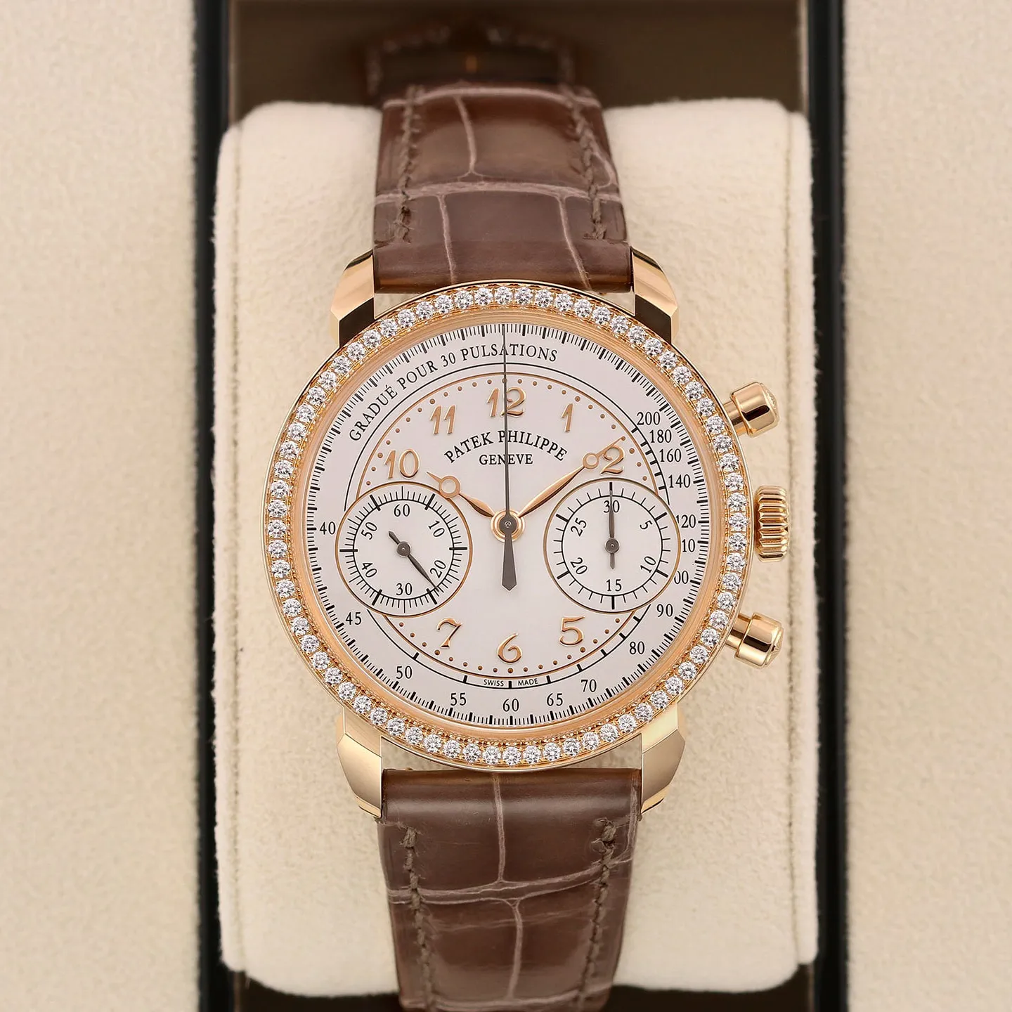 Patek Philippe Chronograph 7150/250R-001 38mm Rose gold White