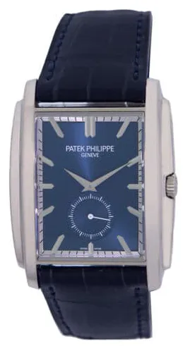 Patek Philippe Gondolo 5124G-011 33.5mm White gold Blue