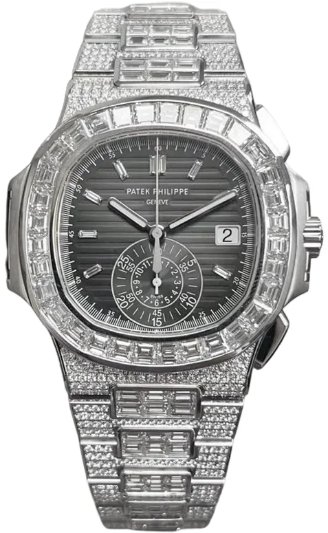 Patek Philippe Nautilus 5980/1400G-010 40mm White gold Black