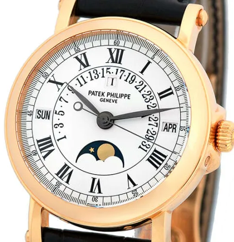 Patek Philippe Perpetual Calendar 5059R 36mm Rose gold White 2