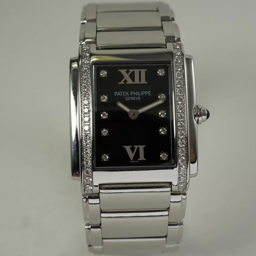 Patek Philippe Twenty~4 4910/10A-001 25.1mm Stainless steel Black