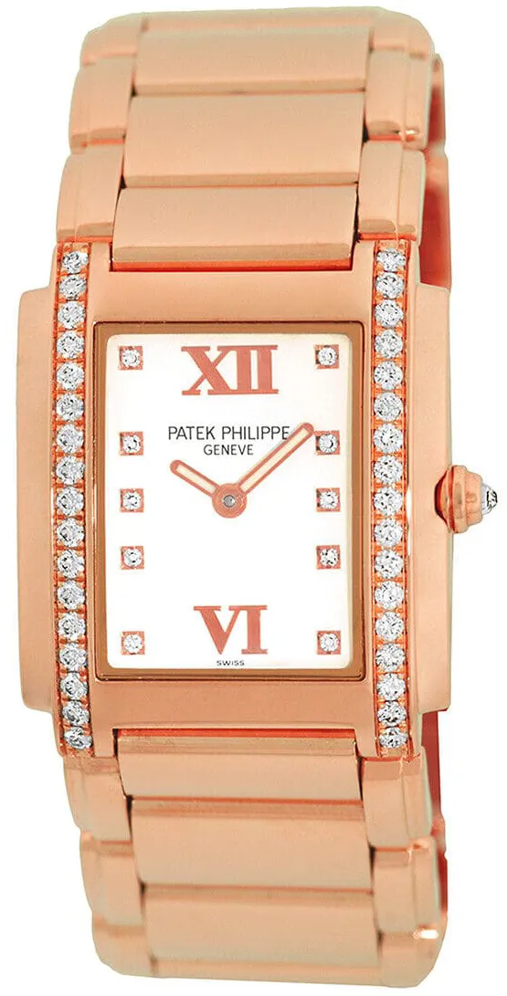 Patek Philippe Twenty~4 4910/11R-001 25mm Rose gold White