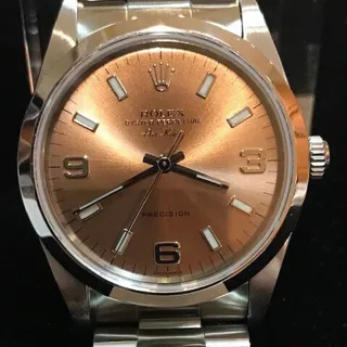 Rolex Air King 14000 Stainless steel Salmon