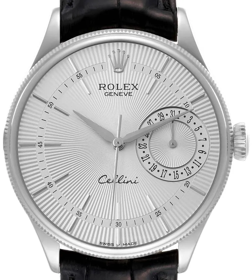 Rolex Cellini 50519-0012 39mm White gold Silver