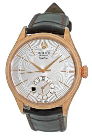 Rolex Cellini 50525-0008 39mm Rose gold Silver