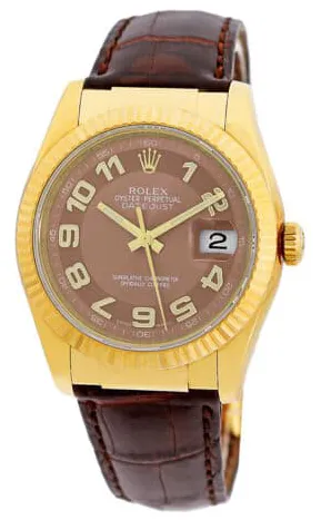 Rolex Datejust 116138 36mm Yellow gold Bronze