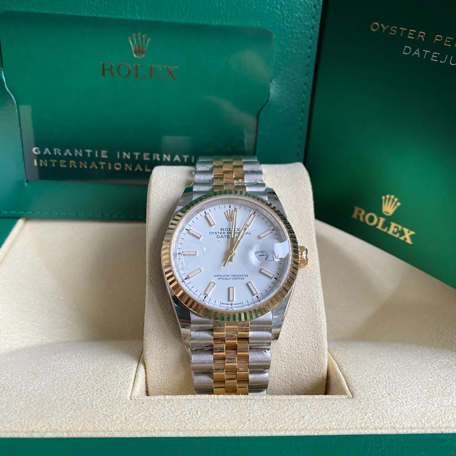 Rolex Datejust 36 126233-0019 36mm Yellow gold and Oystersteel White 3