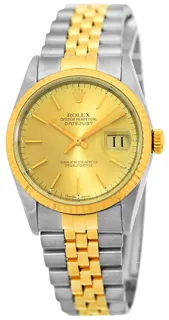 Rolex Datejust 36 16233 Stainless steel Champagne