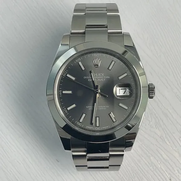 Rolex Datejust 41 126300-0007 41mm Oystersteel Gray