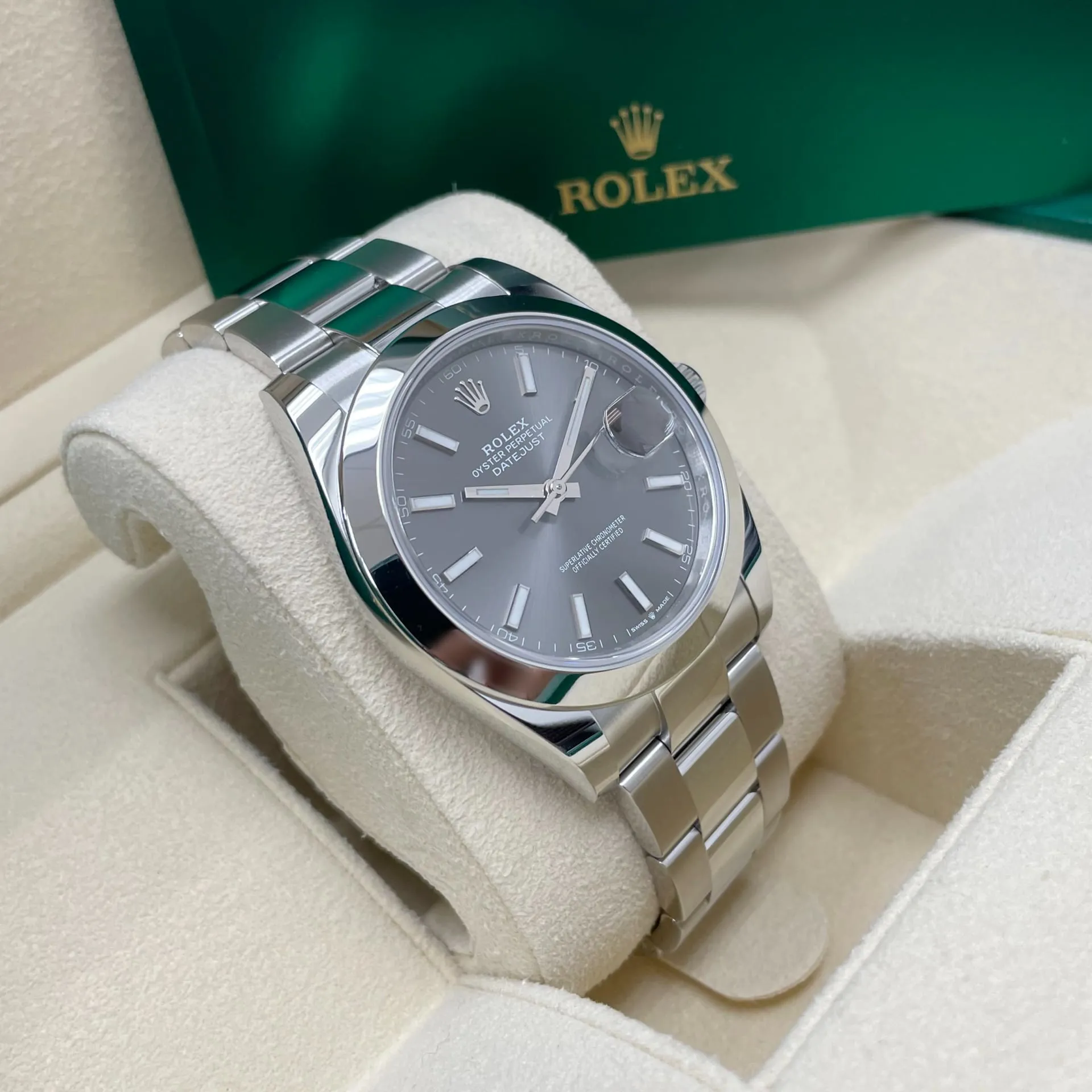 Rolex Datejust 41 126300-0007 41mm Oystersteel Gray 1