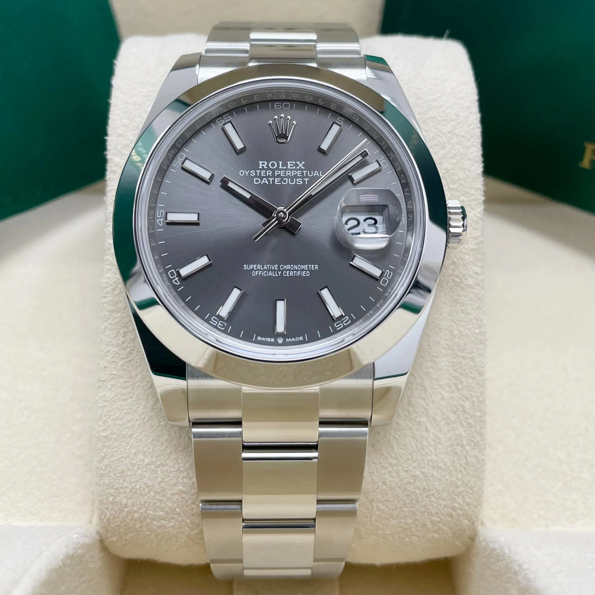 Rolex Datejust 41 126300-0007 41mm Oystersteel Gray