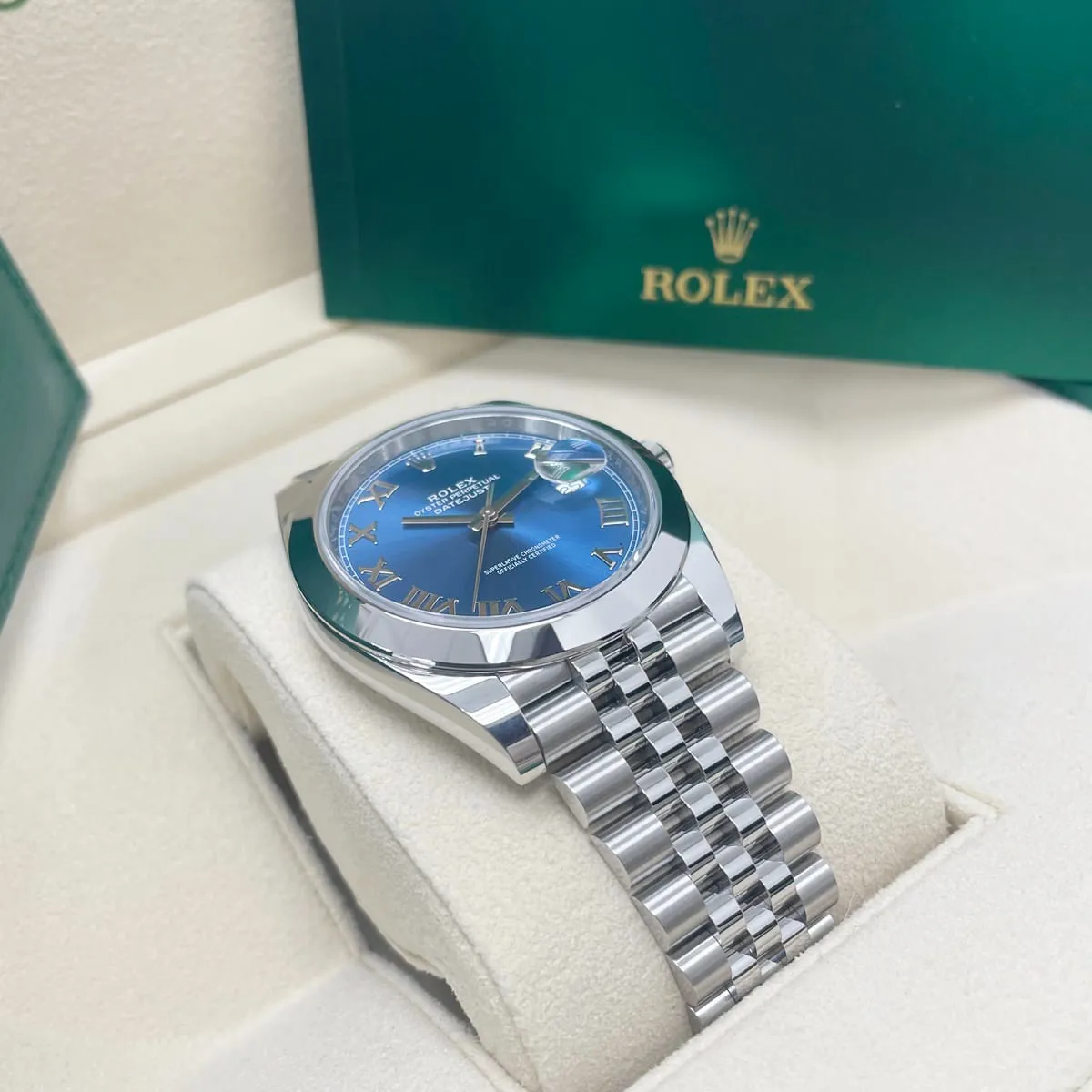 Rolex Datejust 41 126300-0018 41mm Oystersteel Blue 5