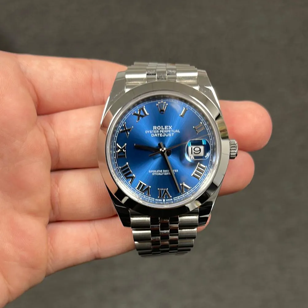 Rolex Datejust 41 126300-0018 41mm Oystersteel Blue