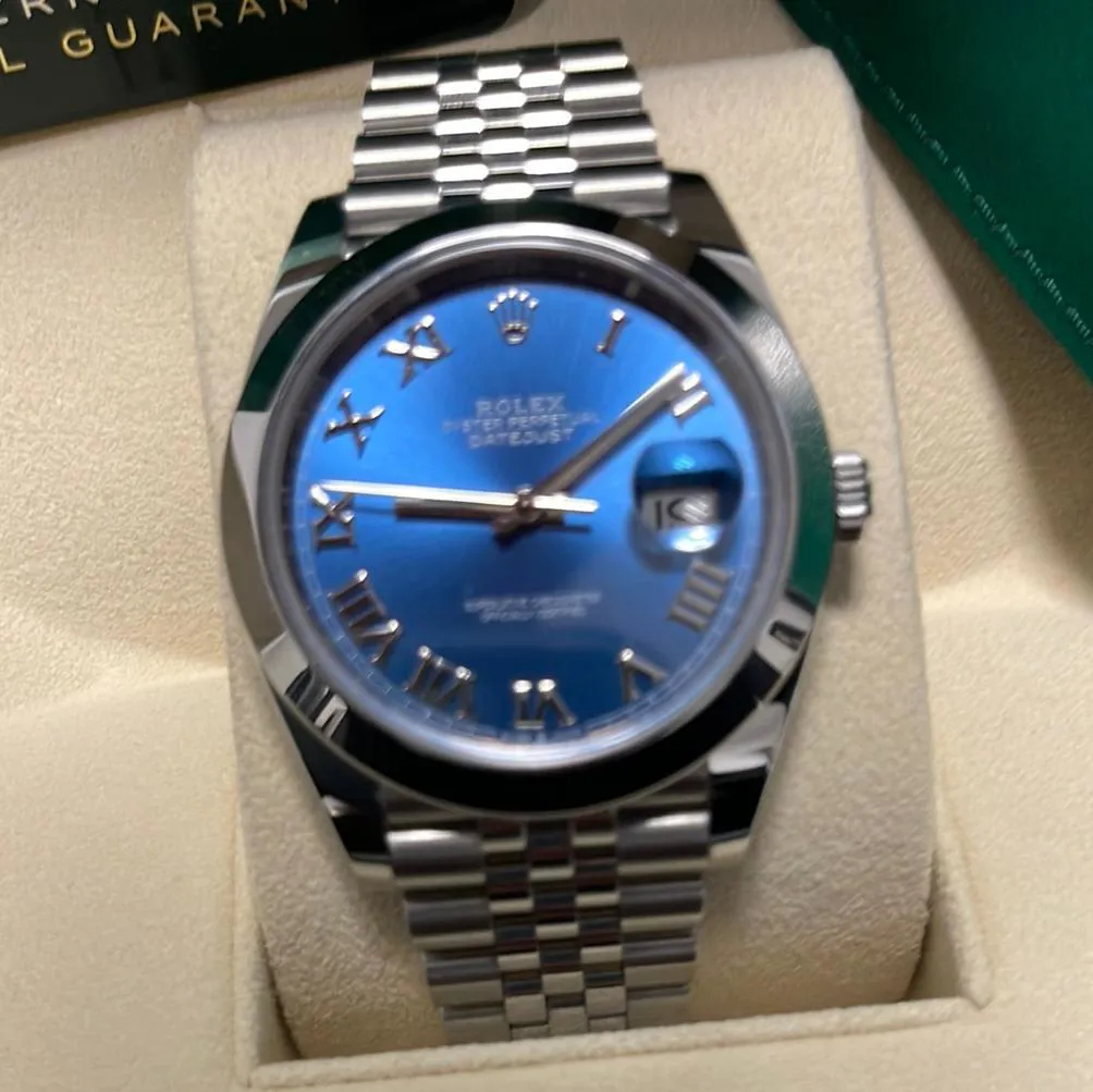 Rolex Datejust 41 126300-0018 41mm Oystersteel Blue