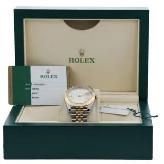 Rolex Datejust 41 Yellow gold and Stainless steel Silver