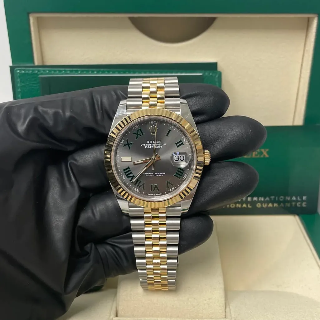 Rolex Datejust 41 126333-0020 41mm Yellow gold and Oystersteel Gray