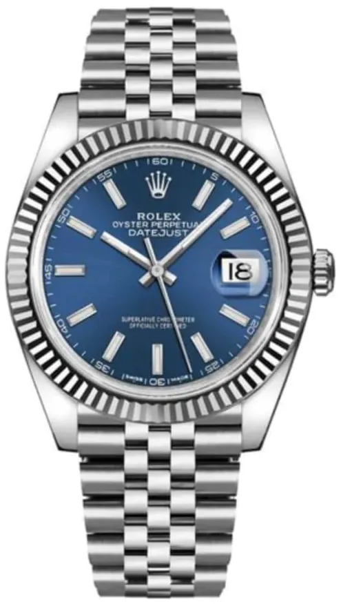 Rolex Datejust 41 126334-0002 41mm White gold and Oystersteel Blue