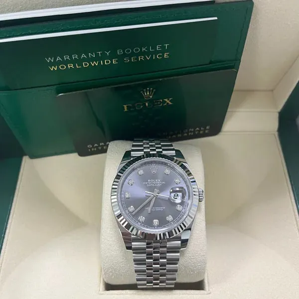 Rolex Datejust 41 126334-0006 41mm White gold and Oystersteel Gray 2