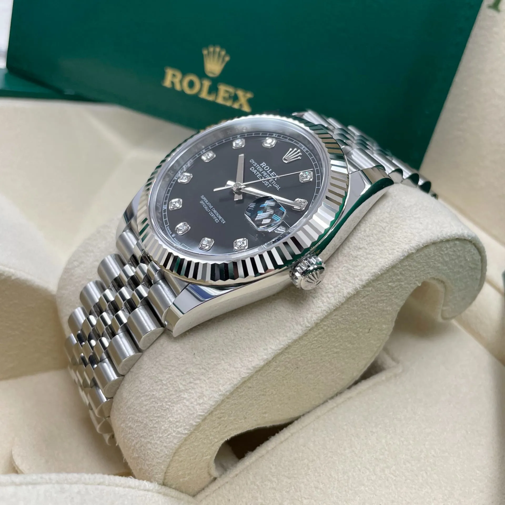 Rolex Datejust 41 126334-0012 41mm White gold and Oystersteel Black 5